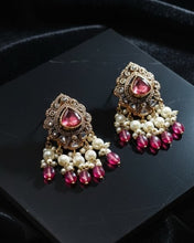Pink & Pearl Earrings